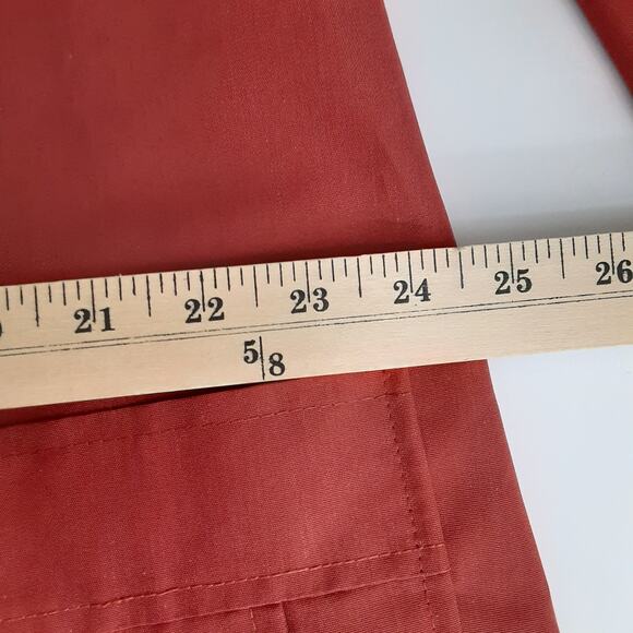 Vintage 1960s DuPont Rain or Shine Raincoat Rust Red Rain Slicker Chore Jacket - Picture 13 of 15